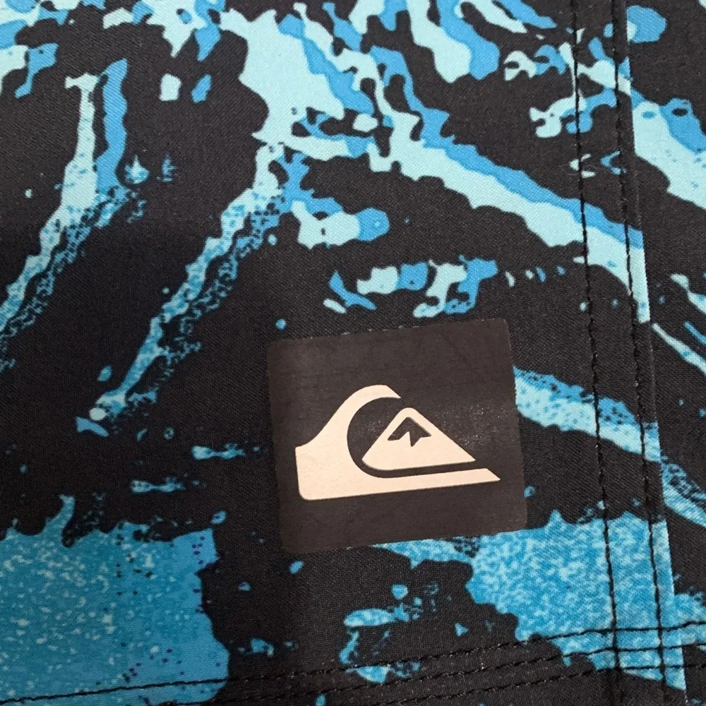 Quiksilver Kids‎ Swim Trunks - Gray and Blue